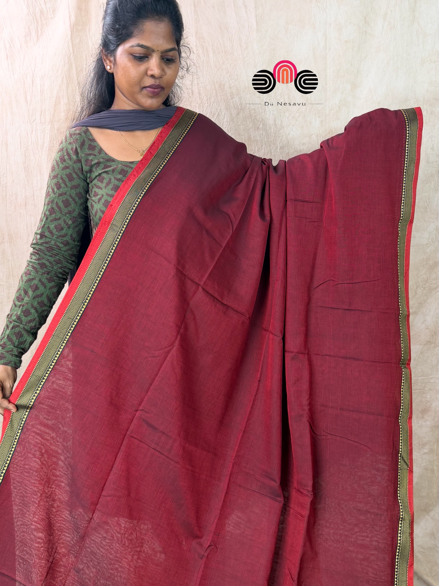 Authentic Narayanpet Cotton Saree - Dii030