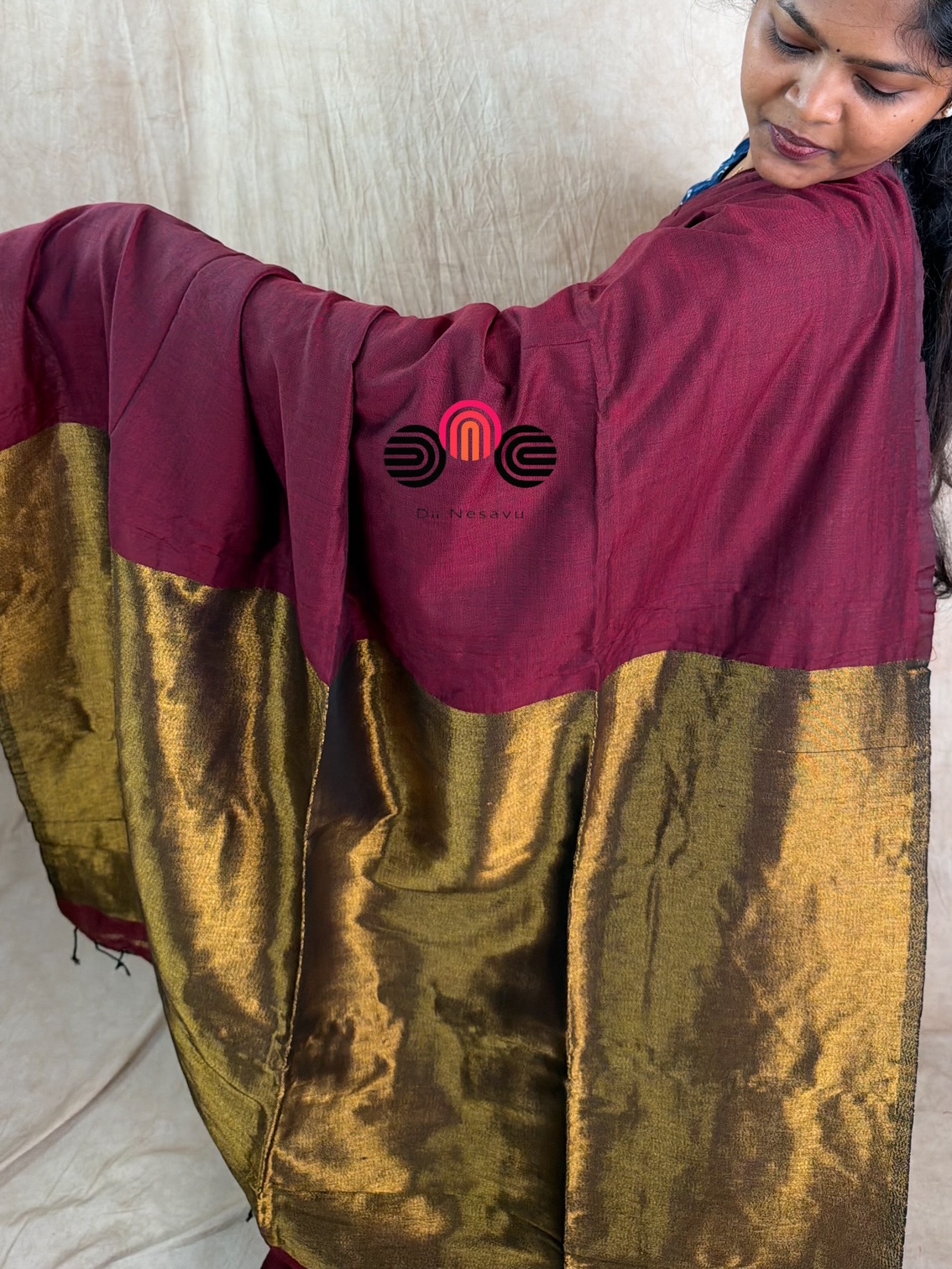 Premium Khadi Cotton Saree - Dii039