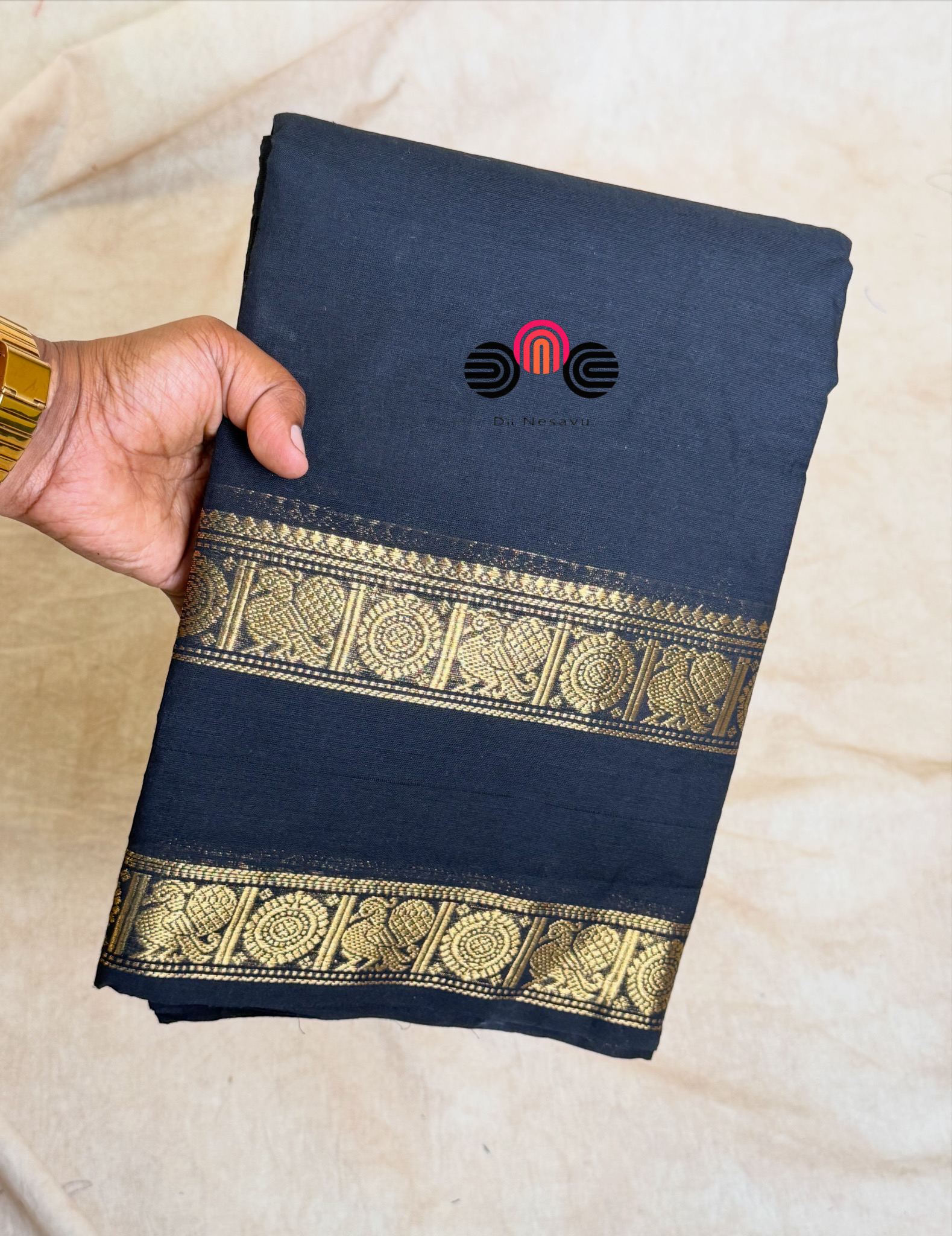 Pure Kanchi Cotton Saree - Dii052