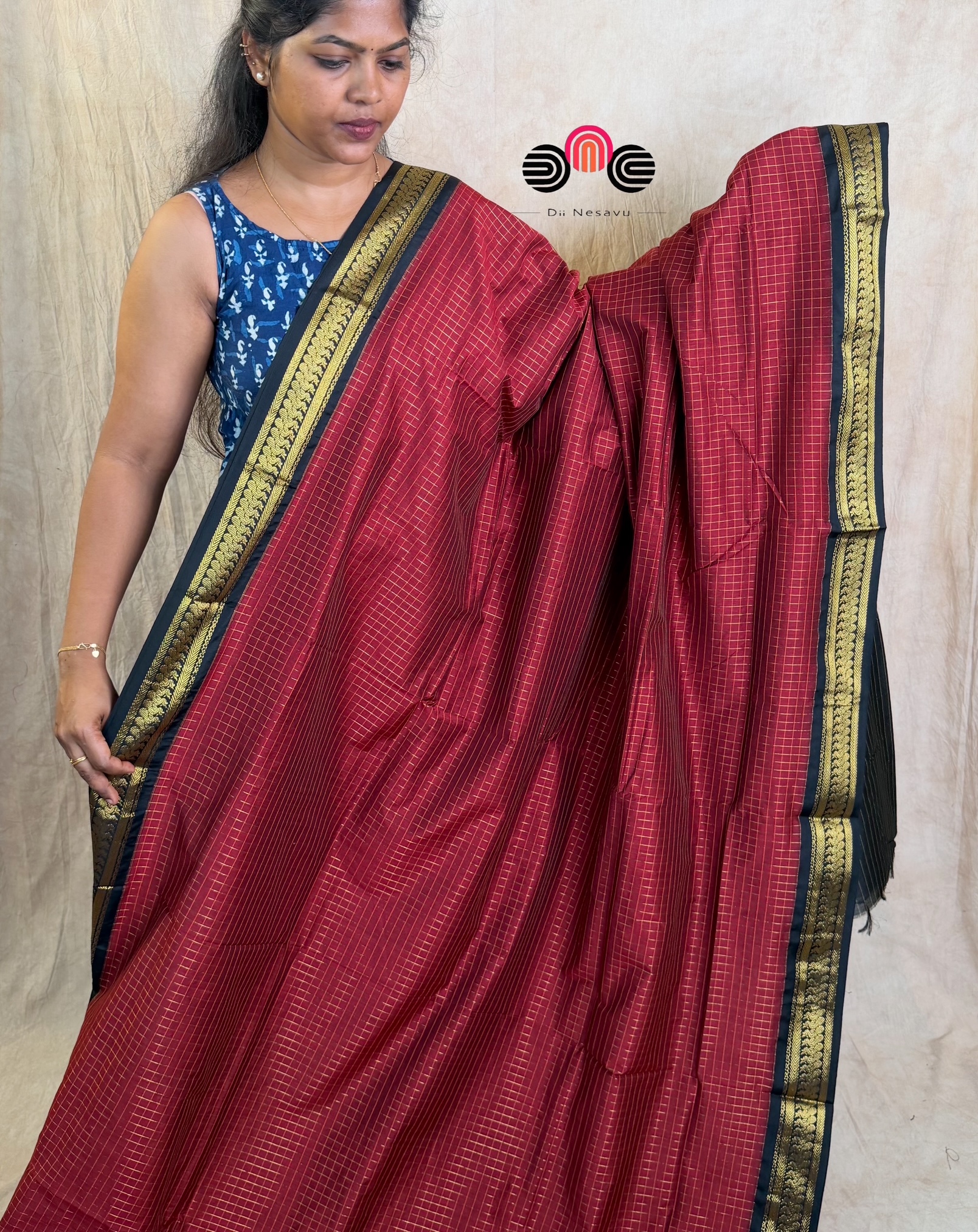 Premium Kalyani Cotton Saree - Dii050