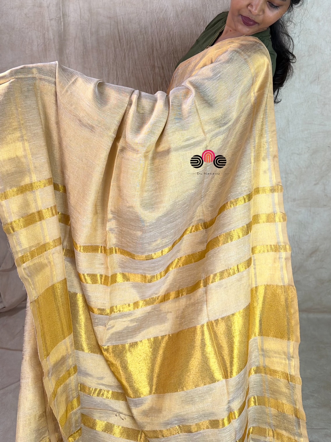 Premium Mul Tissue Saree - Dii046