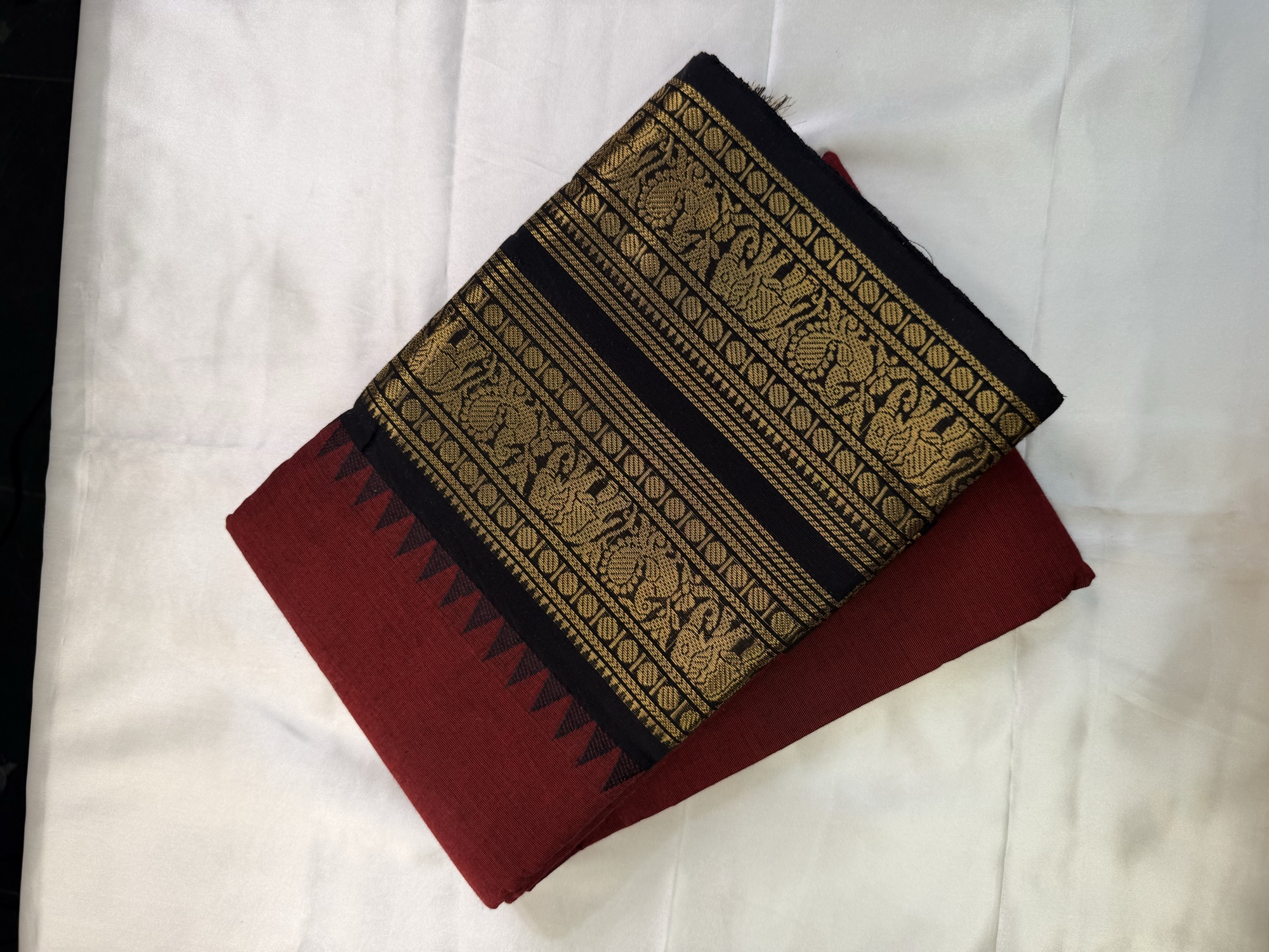 Pure Kanchi Cotton Saree - Dii010
