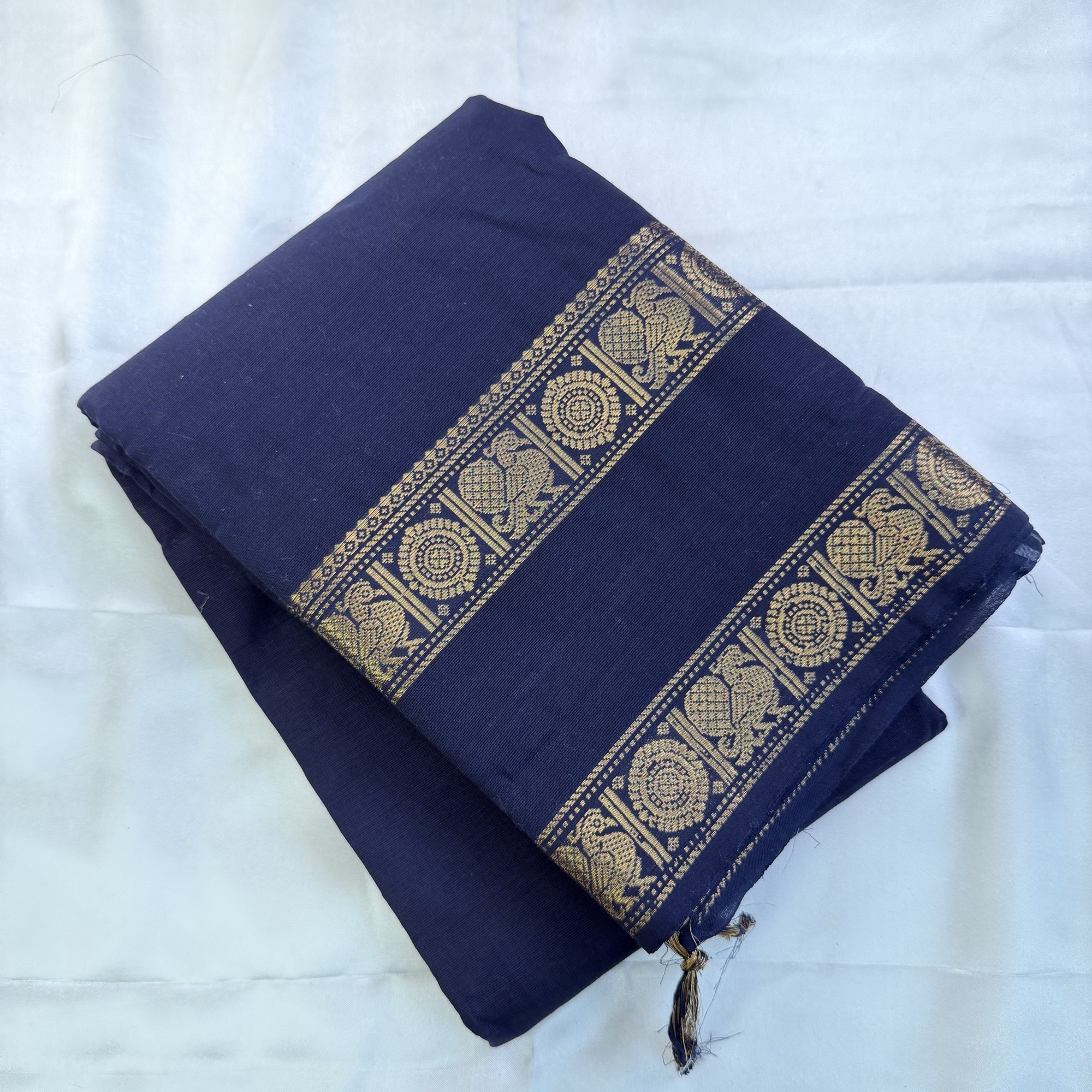 Pure Kanchi Cotton Saree - Dii013