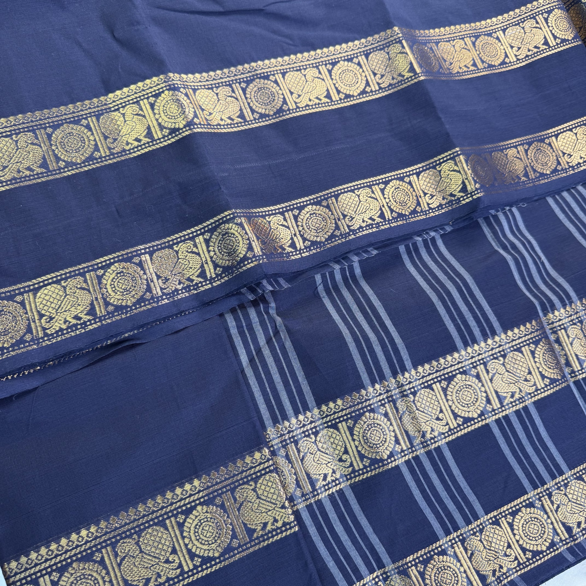 Pure Kanchi Cotton Saree - Dii013
