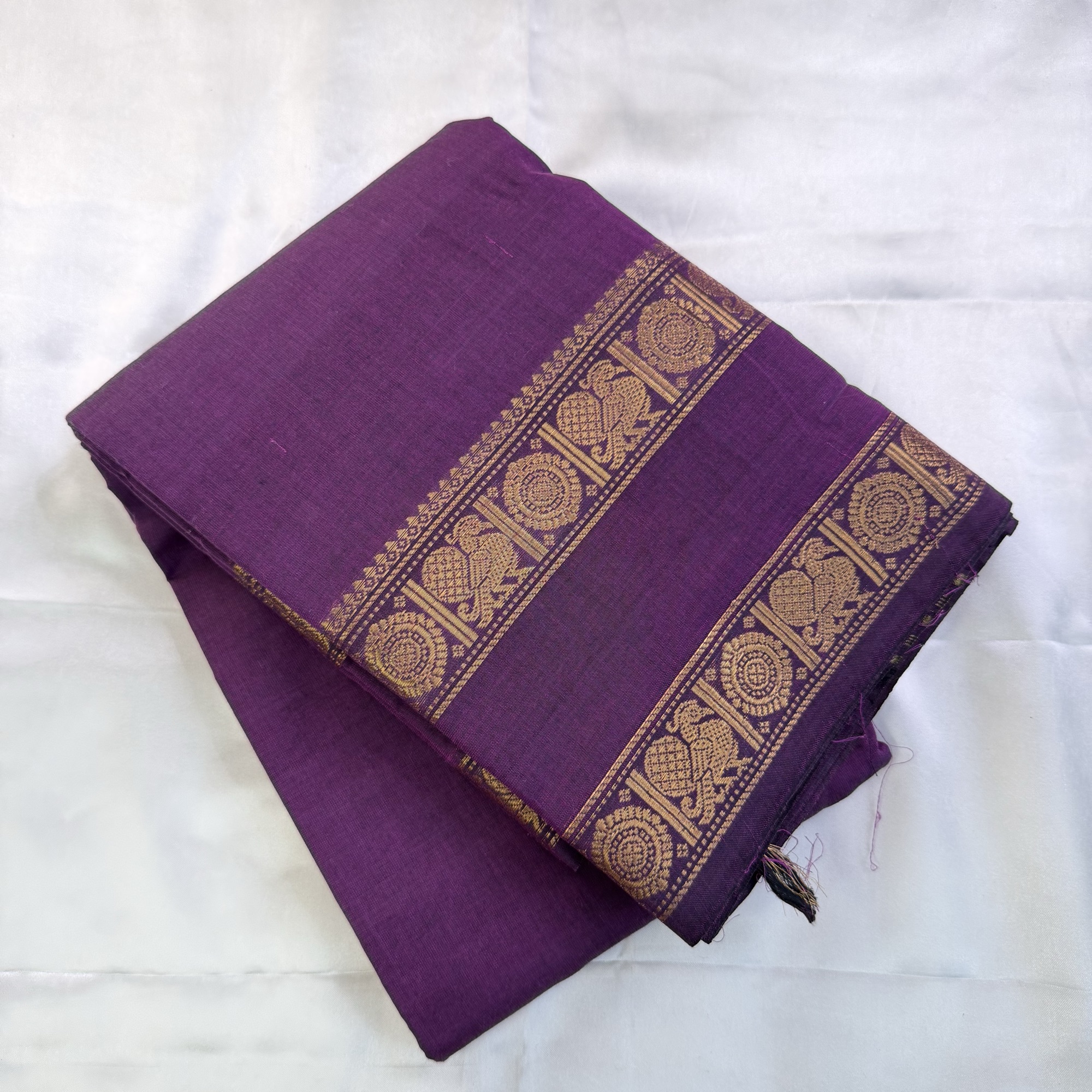 Pure Kanchi Cotton Saree - Dii014