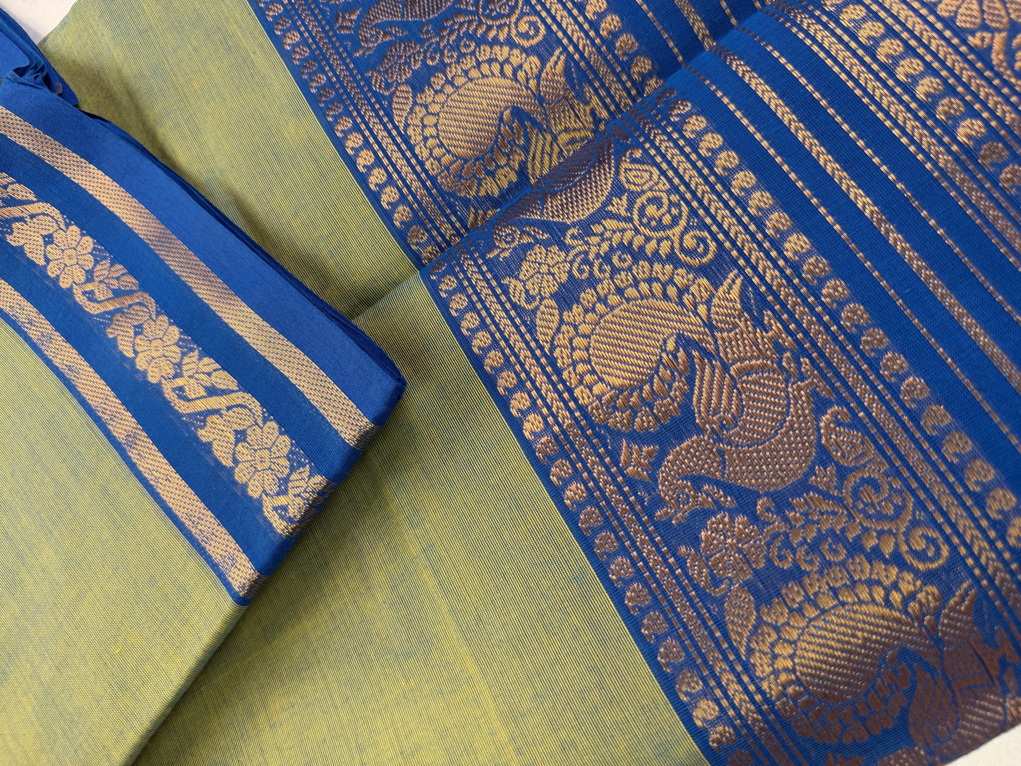 Pure Kanchi Cotton Saree - Dii009