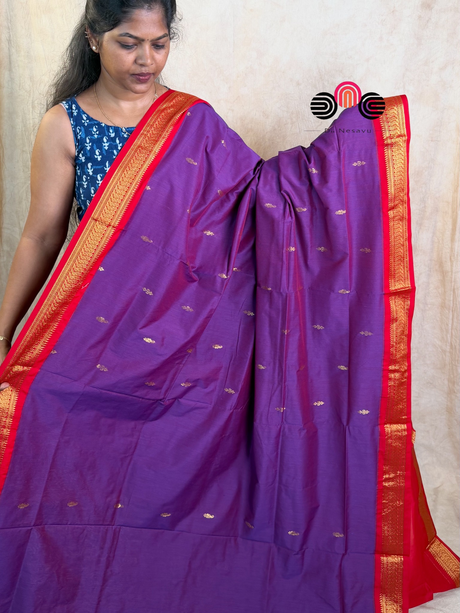 Premium Kalyani Cotton Saree - Dii049