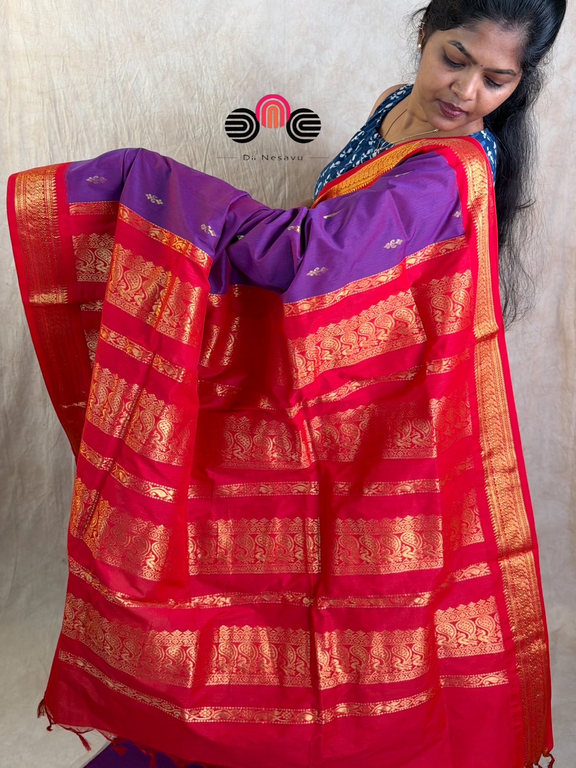 Premium Kalyani Cotton Saree - Dii049