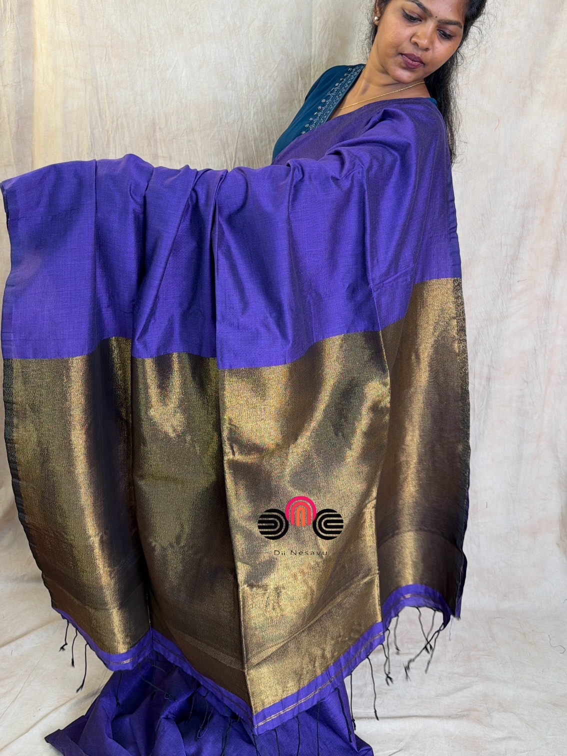 Premium Khadi Cotton Saree - Dii061