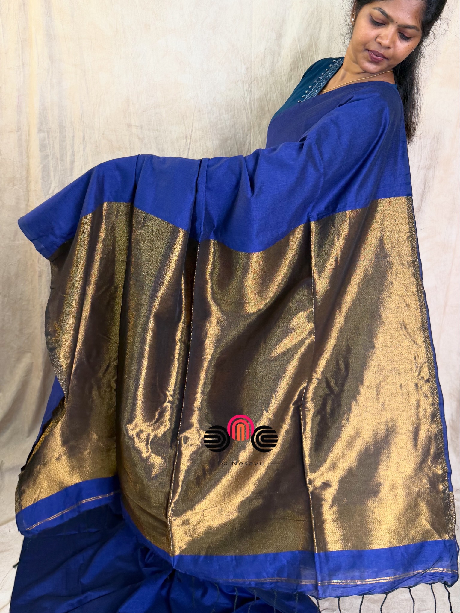 Premium Khadi Cotton Saree - Dii055