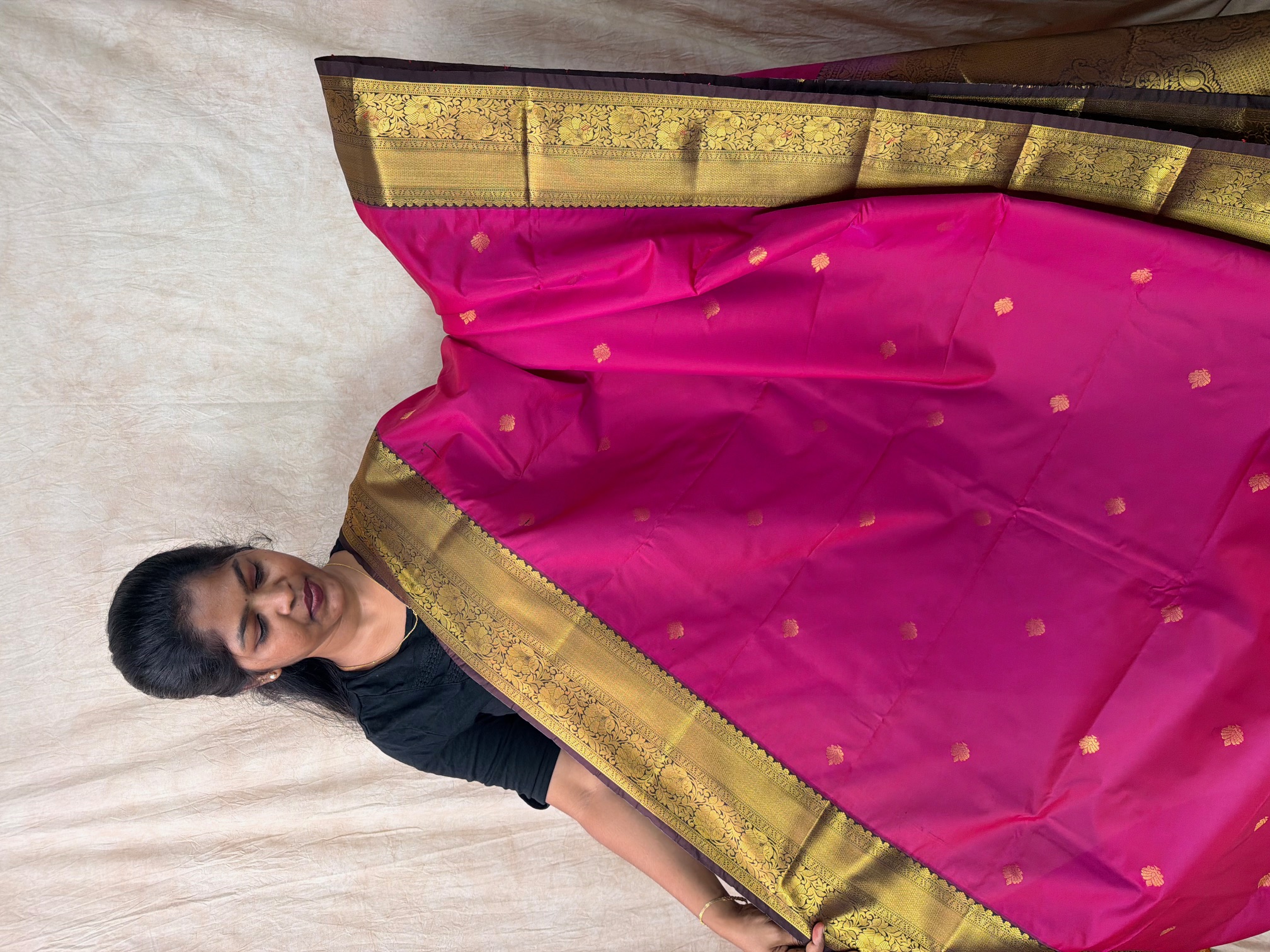 Premium Korvai Soft Silk Saree - Dii016
