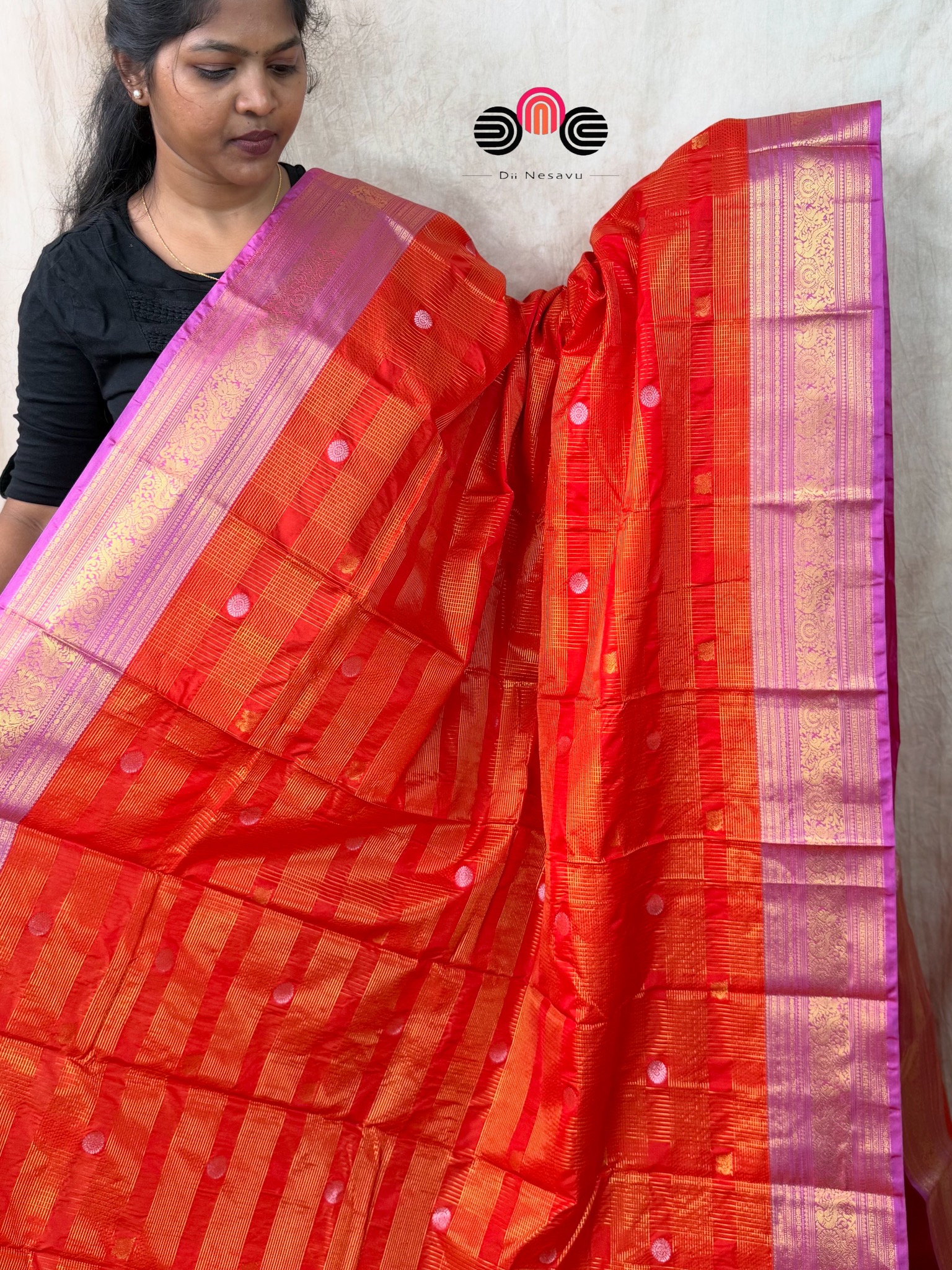 Premium Vegan Soft Silk Saree - Dii024