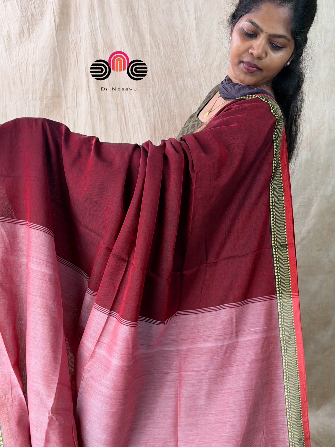 Authentic Narayanpet Cotton Saree - Dii030